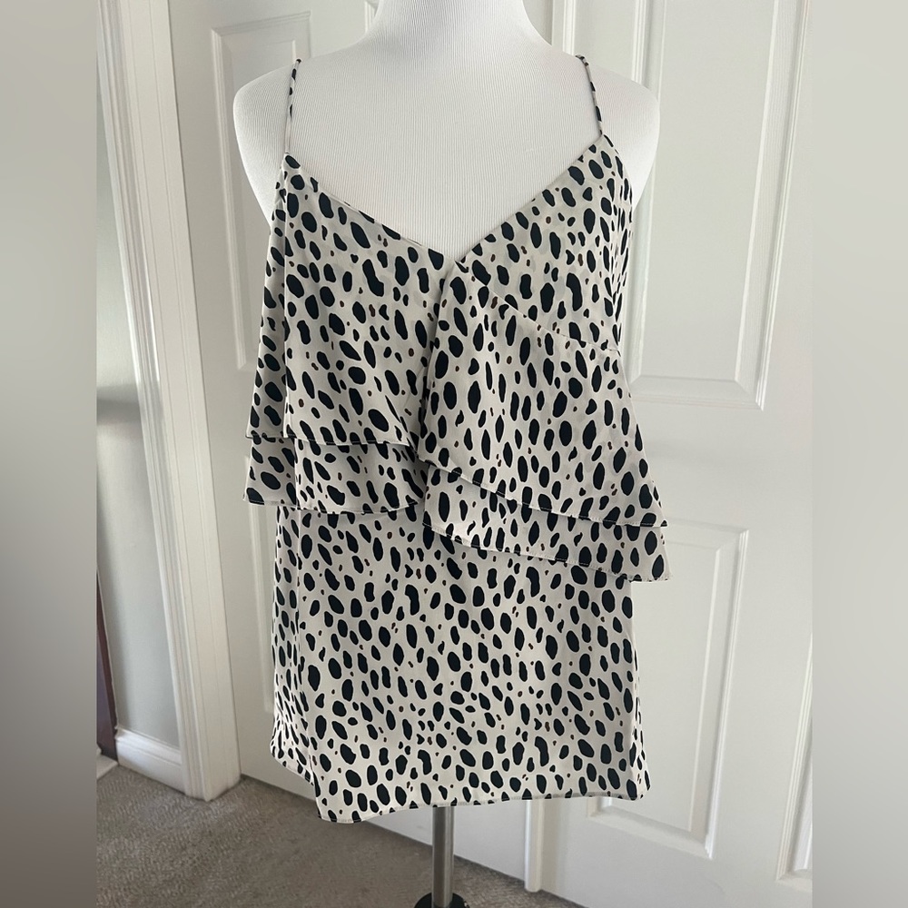 J.CREW Silk Printed Camisole - Size:4 tall